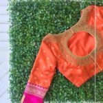 orange-blouse-designs (26)