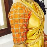 orange-blouse-designs-for-sarees (3)