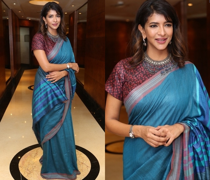 Matching Jewellery For Blue Saree