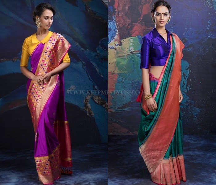 Saree Blouse Designs For Winters