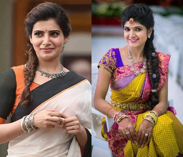 Traditional Hairstyles For Sarees