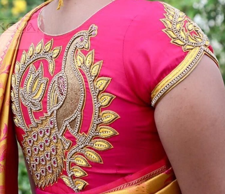 Blouse Designs For Wedding Silk Sarees
