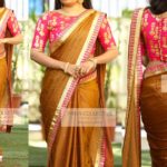 plain-saree-with-heavy-blouse (5)