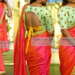 plain-saree-with-heavy-blouse (6)