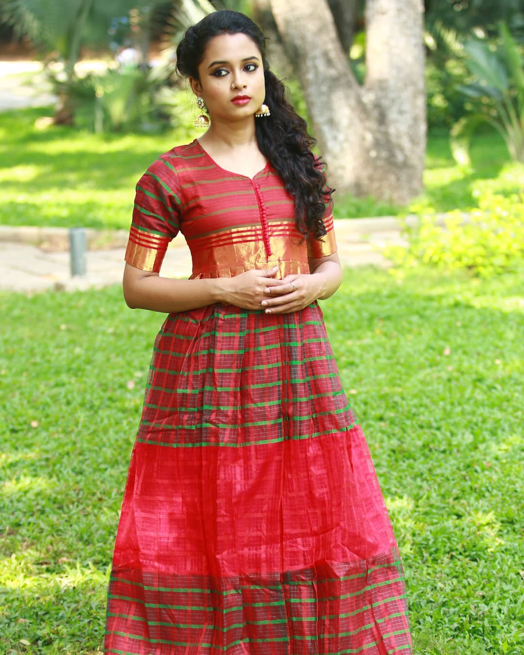 Traditional South Indian Style Maxi Dresses