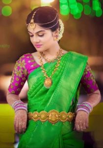 16 Amazing Blouse Work Designs For Pattu Sarees • Keep Me Stylish