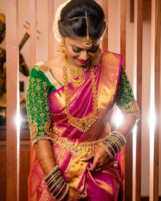 16 Amazing Blouse Work Designs For Pattu Sarees Keep Me Stylish,Simple Interior Design Living Room Images