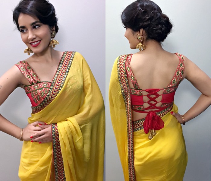 Buy Fabulous Pink & Yellow Digital Printed Silk Saree With Blouse - Zeel  Clothing