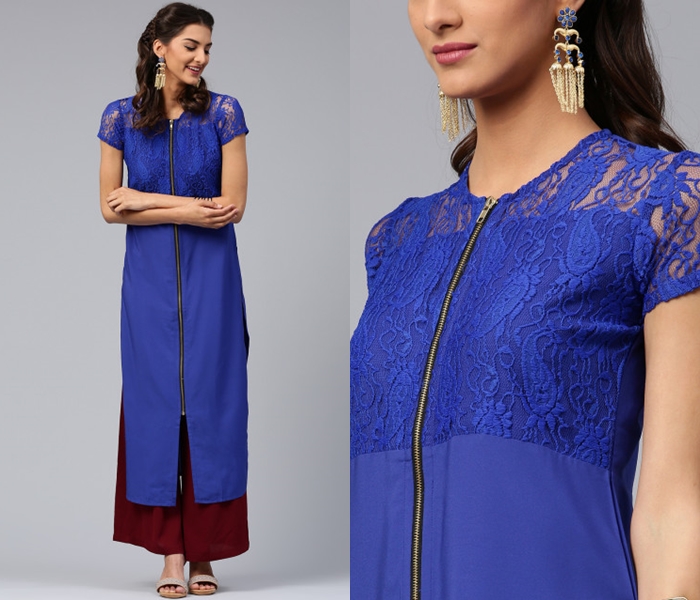color combinations for blue dresses