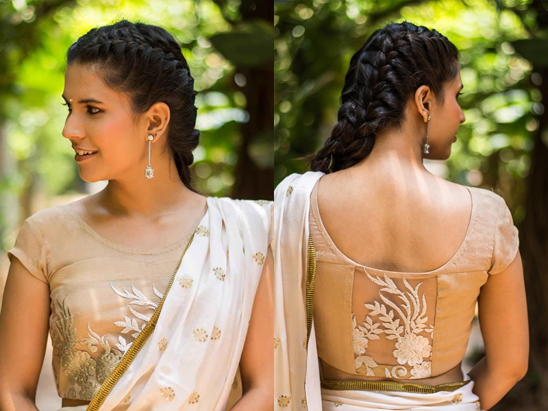 lace blouse designs for sarees