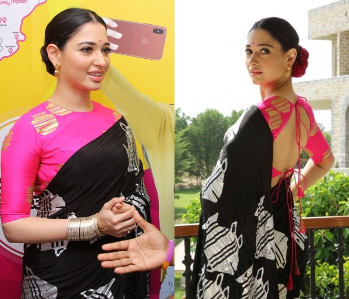 Celebrities Are Making This Hairstyle Go So Chic With Sarees • Keep Me  Stylish