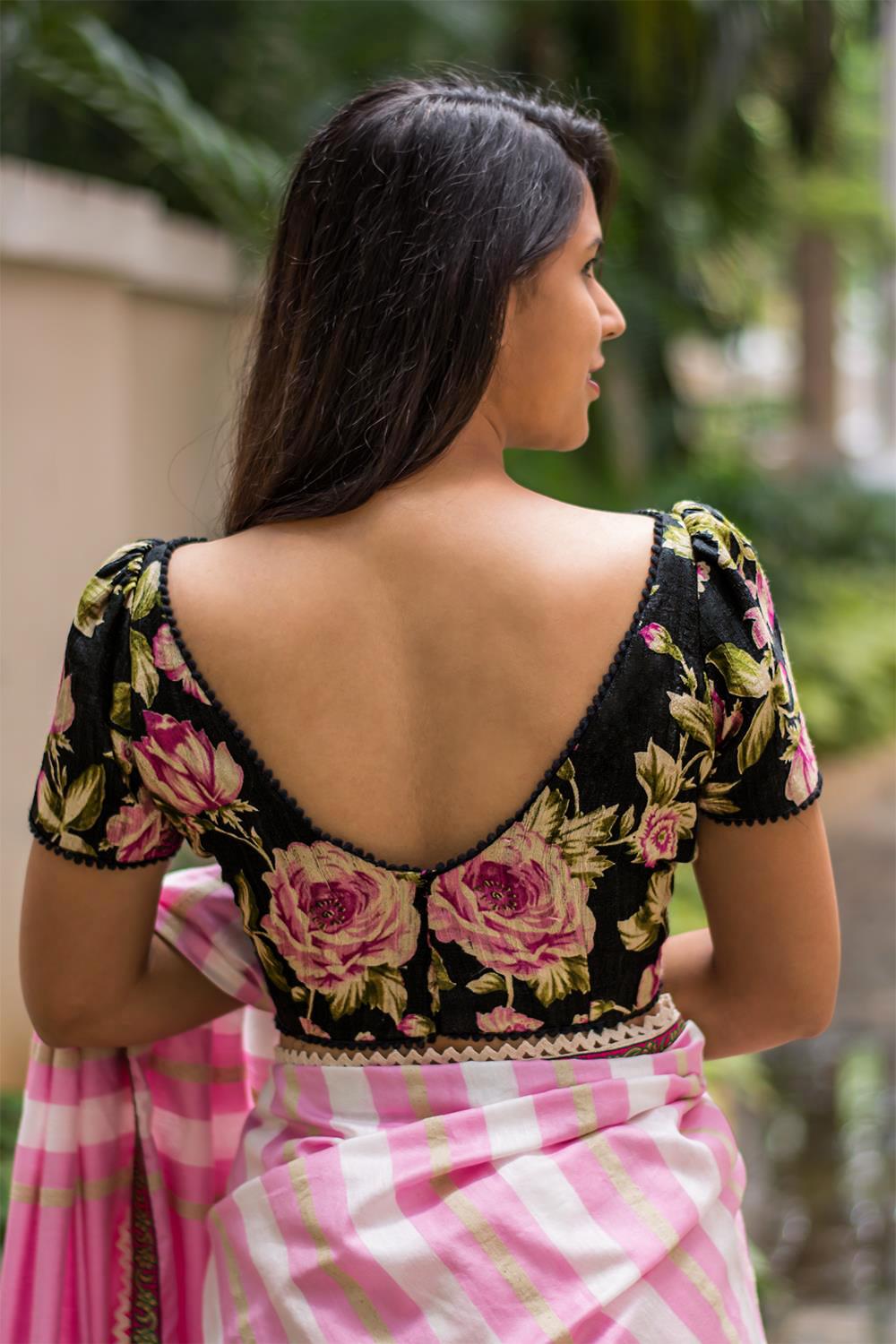 Puff Saree Blouse - Buy Puff Saree Blouse online in India