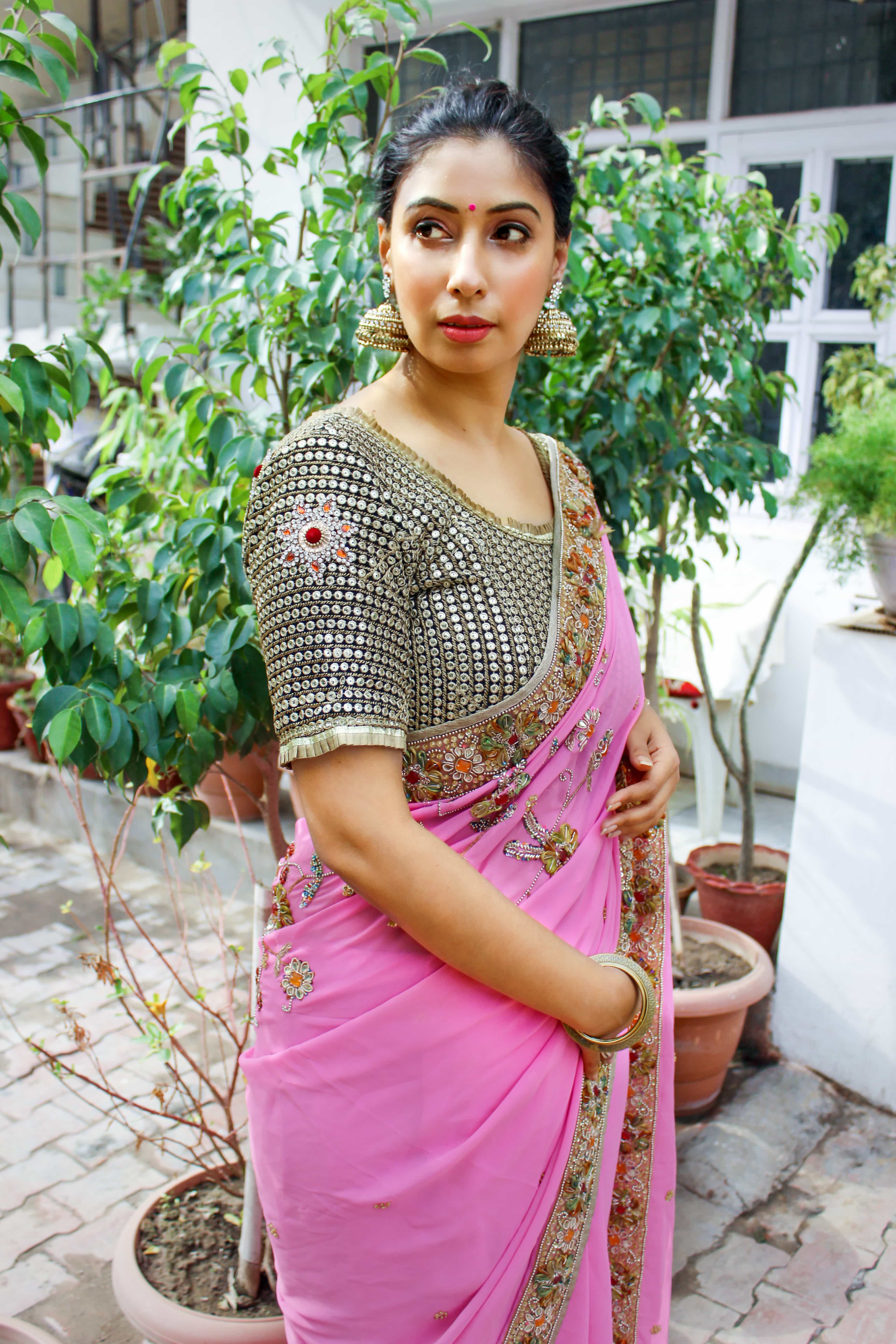 stylish saree blouses online