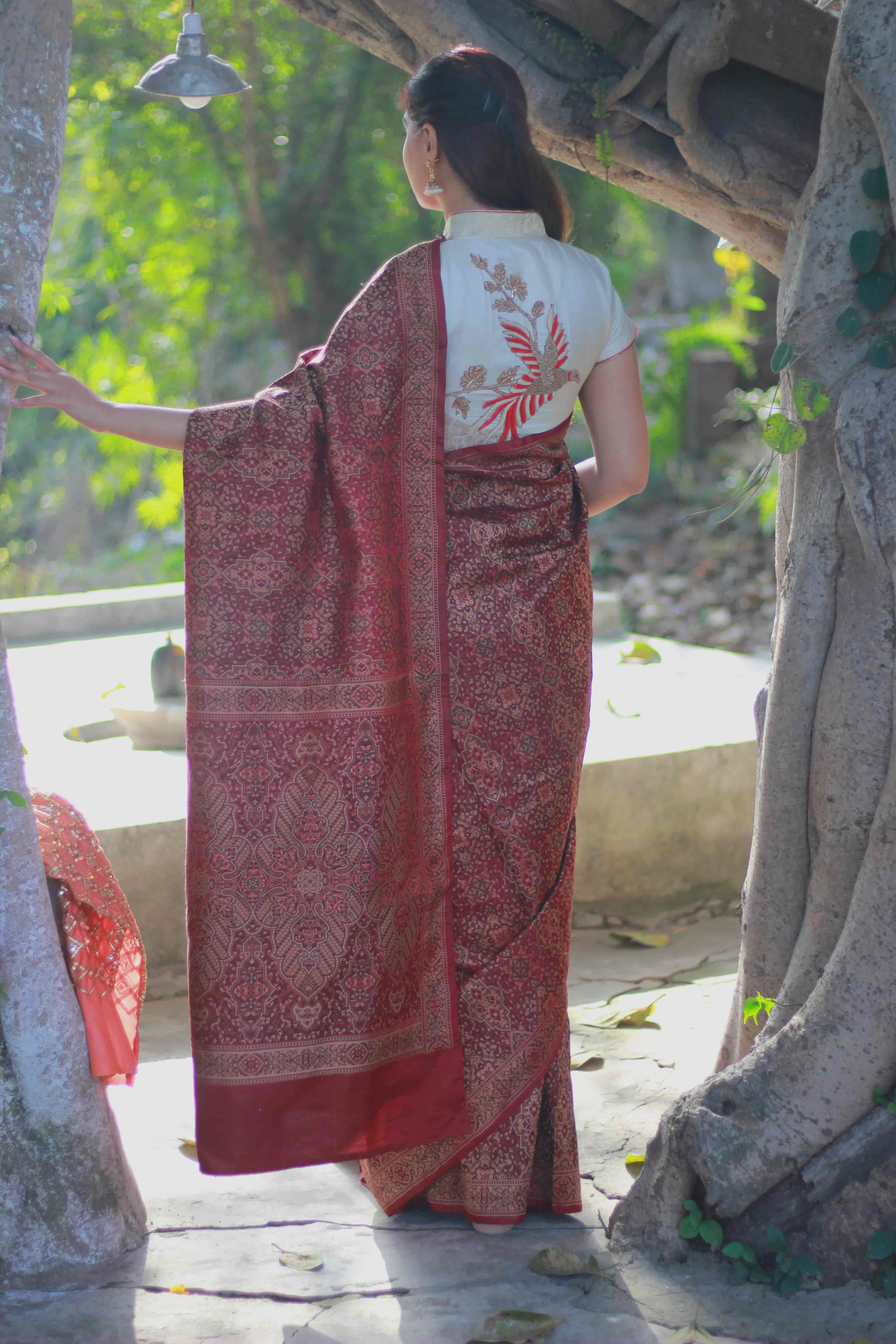 stylish saree blouses online