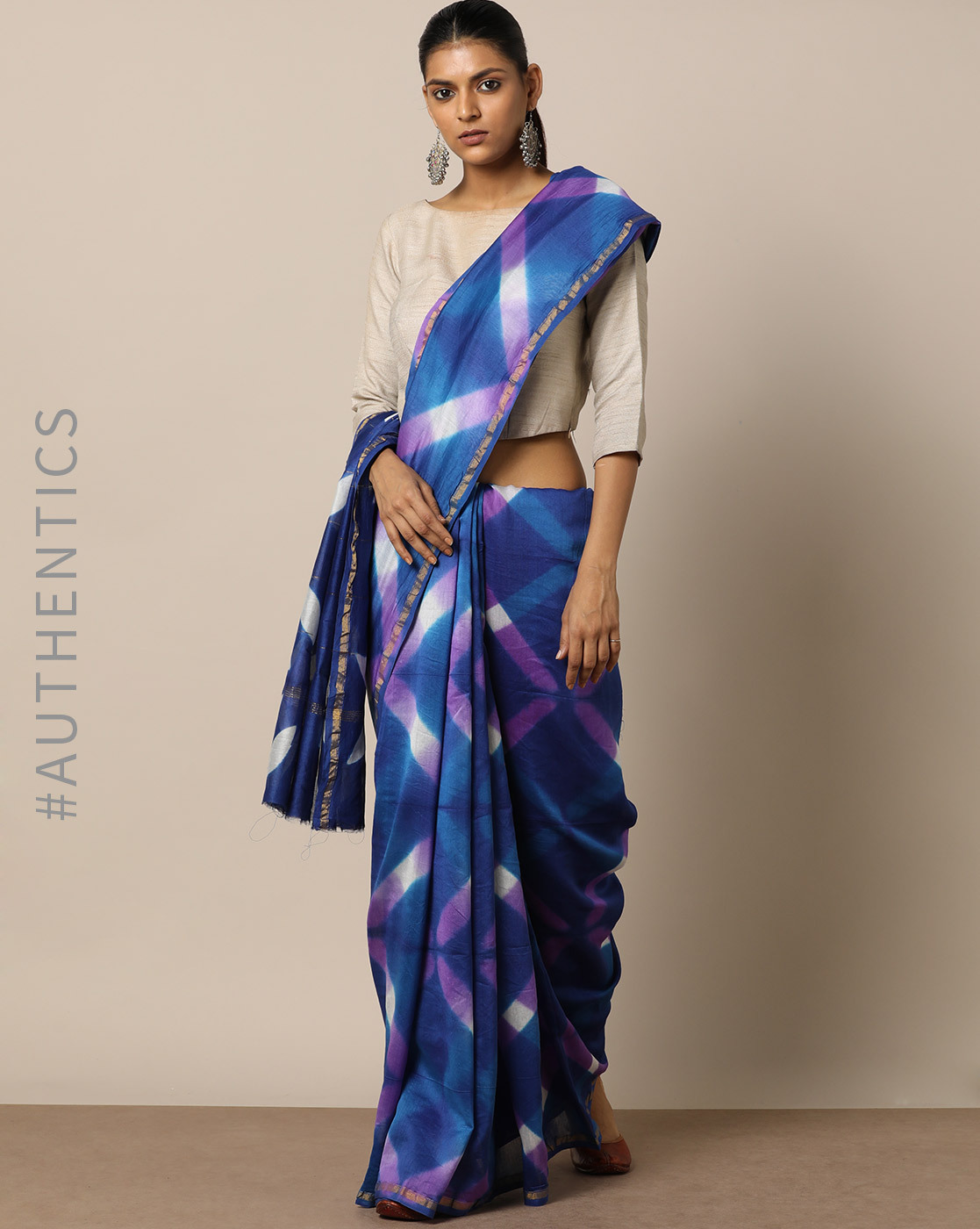 stylish shibori sarees