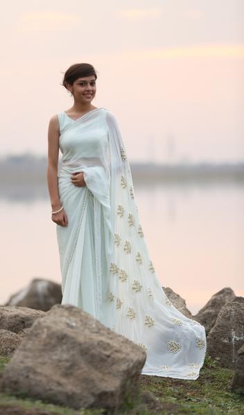 designer sarees from east and grace