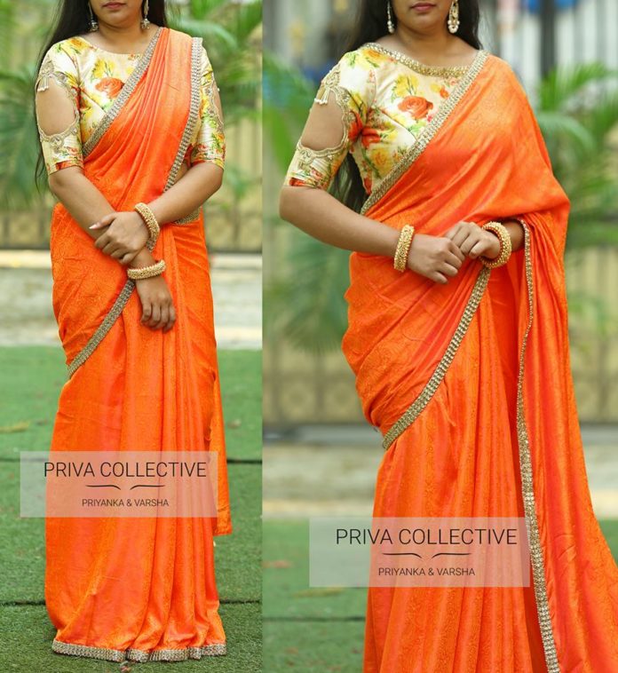 12 High Neck Blouse Designs You Should Consider For Silk Sarees • Keep ...
