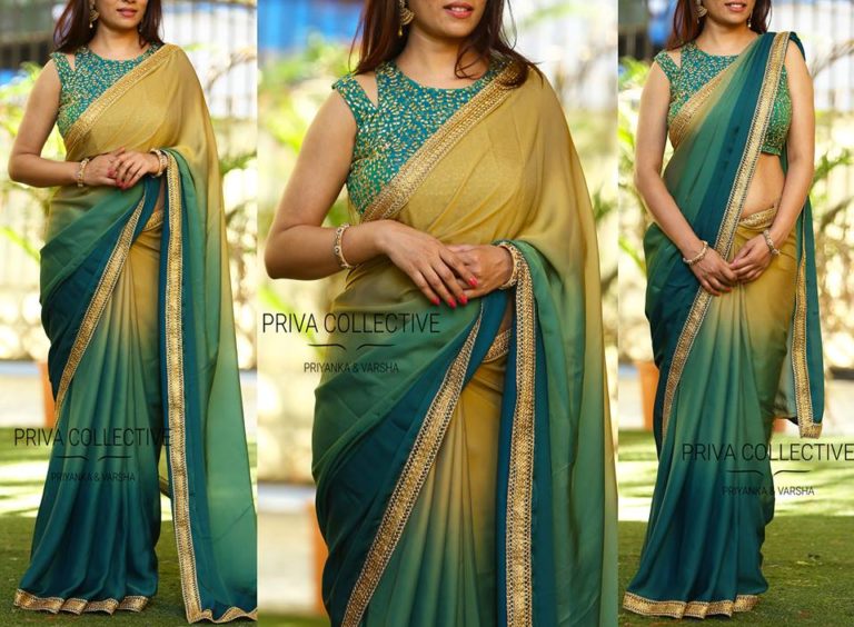 12 High Neck Blouse Designs You Should Consider For Silk Sarees • Keep ...