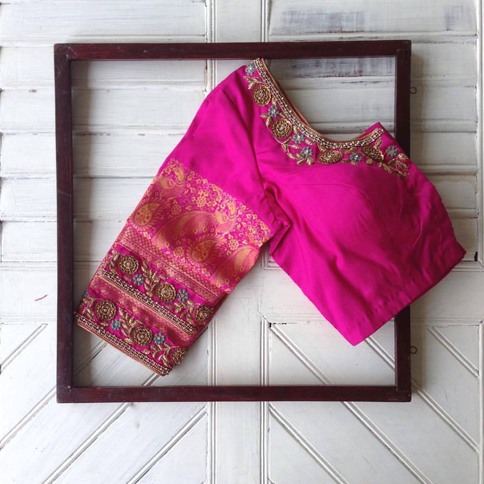 kanjivaram saree blouse design