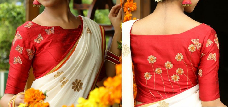 50 Pretty Kerala Saree Blouse Designs Keep Me Stylish