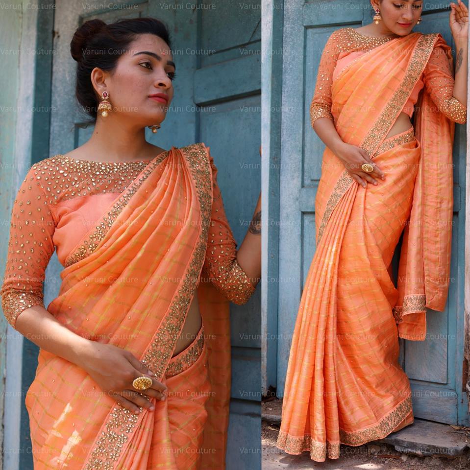 desigenr blouses for silk sarees