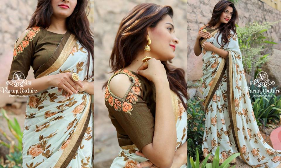 desigenr blouses for silk sarees