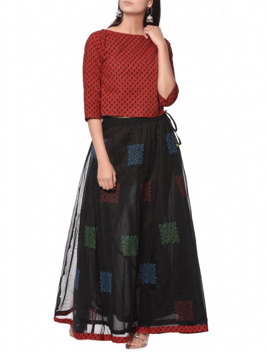 long skirt and tops designs