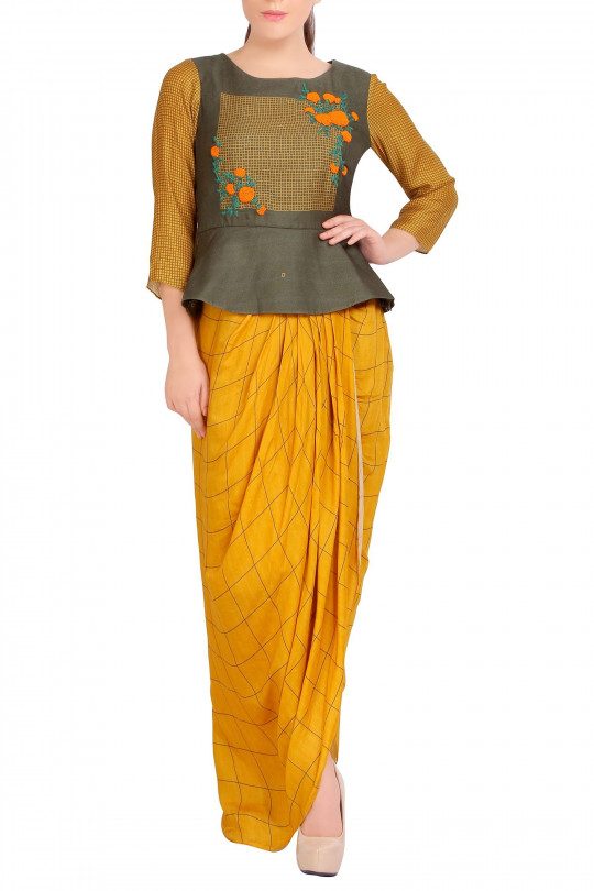 long skirt and tops designs