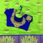 contrasting-blouse-colors-with-green-sarees (1)