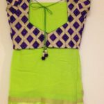 contrasting-blouse-colors-with-green-sarees (10)
