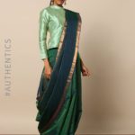 contrasting-blouse-colors-with-green-sarees (12)