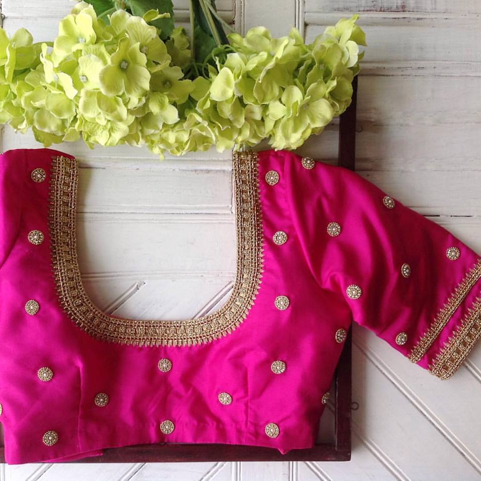 designer blouses for silk sarees
