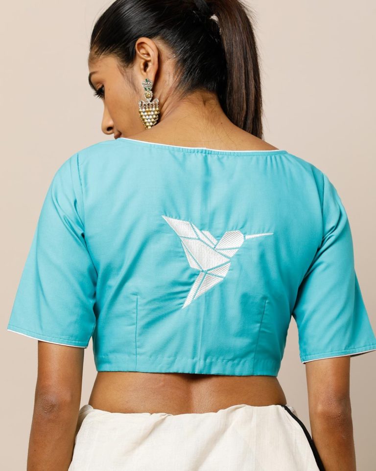 Shop : 23 Blouses With Ultra Cool Back Designs!