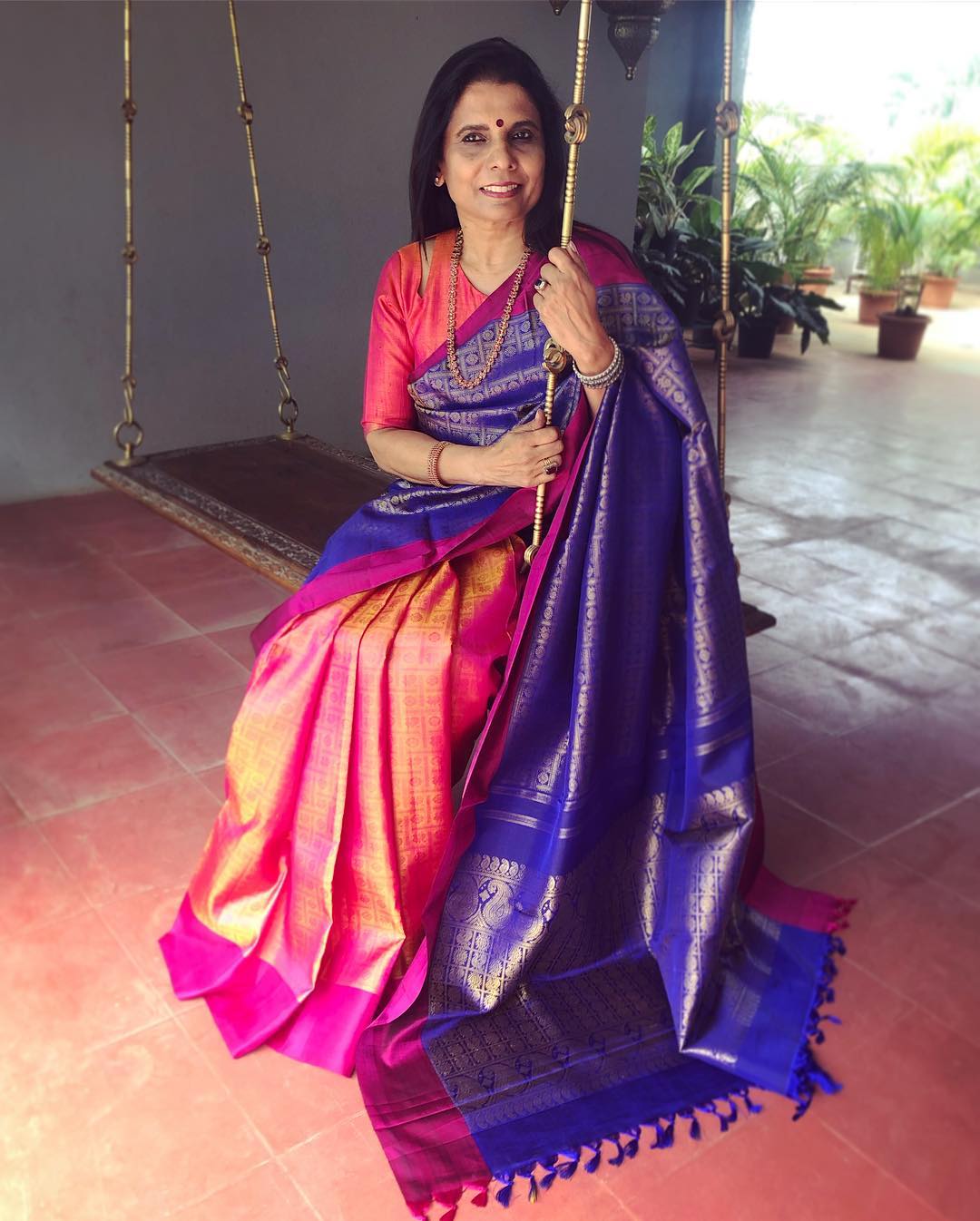 Sakhi Fashions Neeta in Silk Sari - Saree Blouse Patterns
