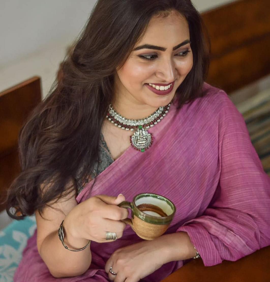 plain-sarees-with-designer-blouses-2019 (5)