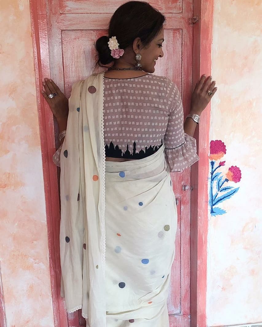 summer-saree-blouses-2019 (15)