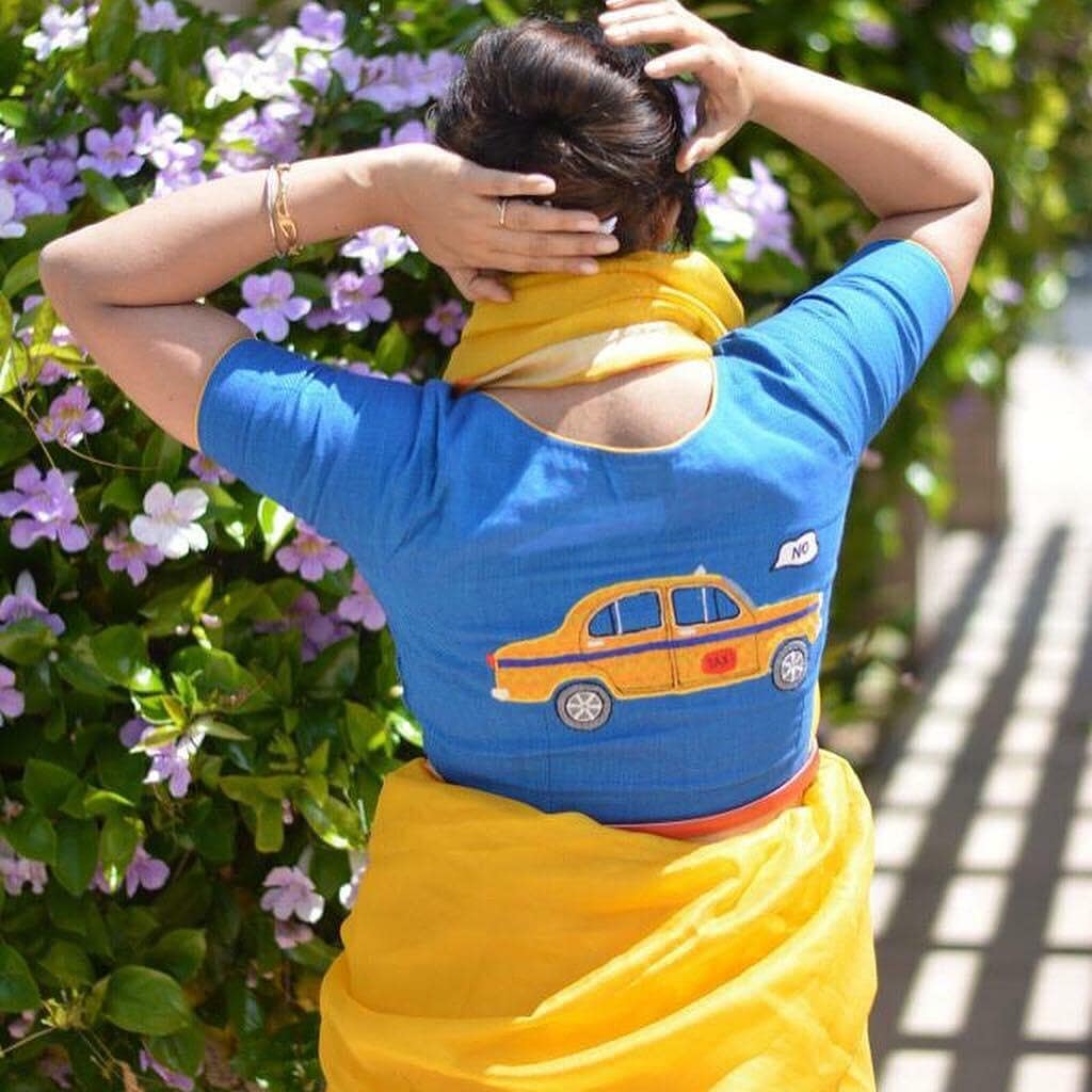 summer-saree-blouses-2019 (16)