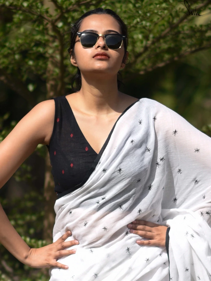 blouse-designs-for-plain-cotton-sarees (8)