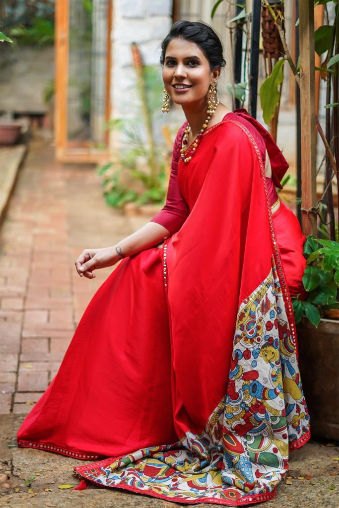 Bright Party Wear Sarees You Can't Miss For The Upcoming Festivals