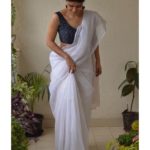 White-Saree-and-contrast-blouse(16)