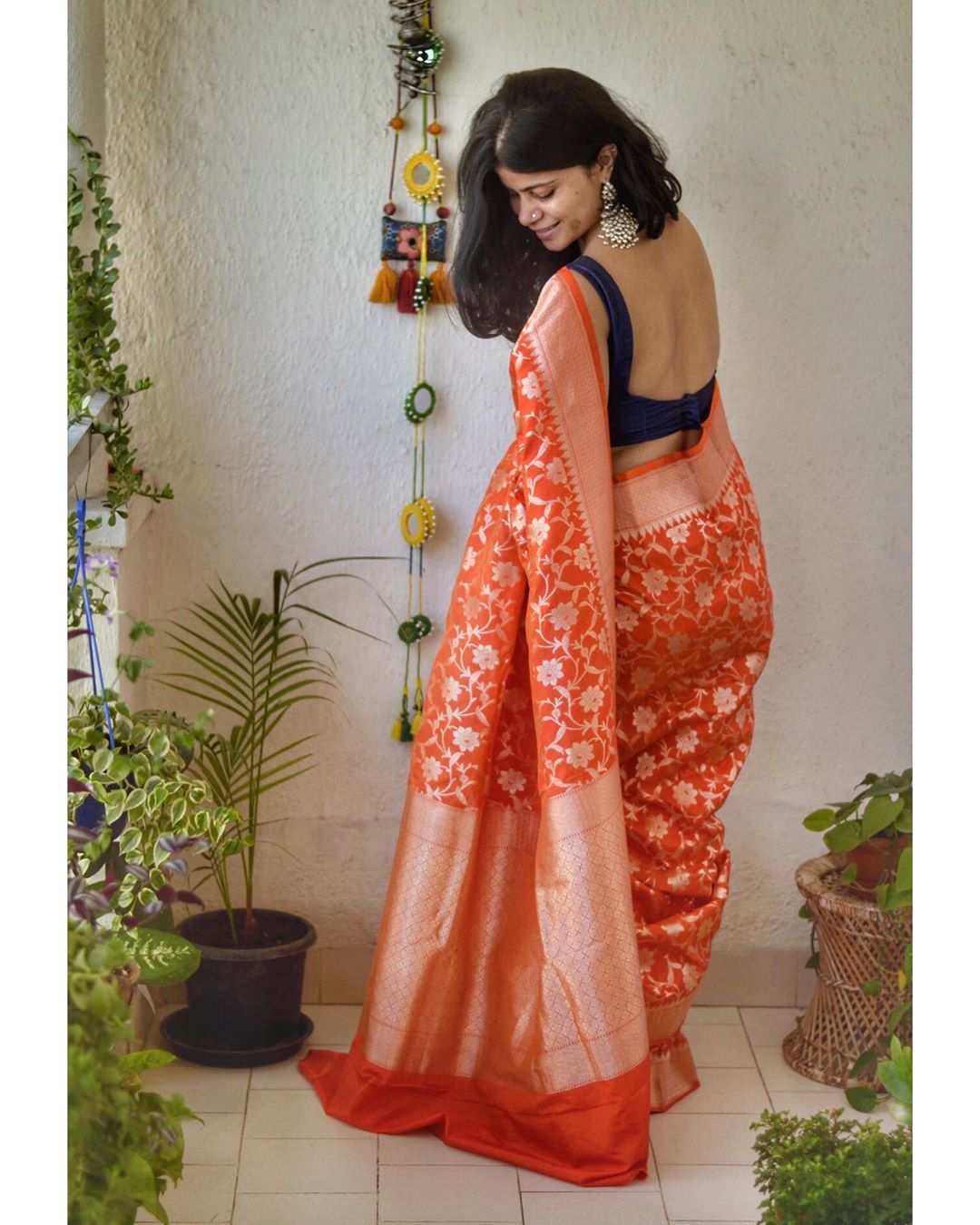 latest-silk-sarees-blouse-designs-12 • Keep Me Stylish