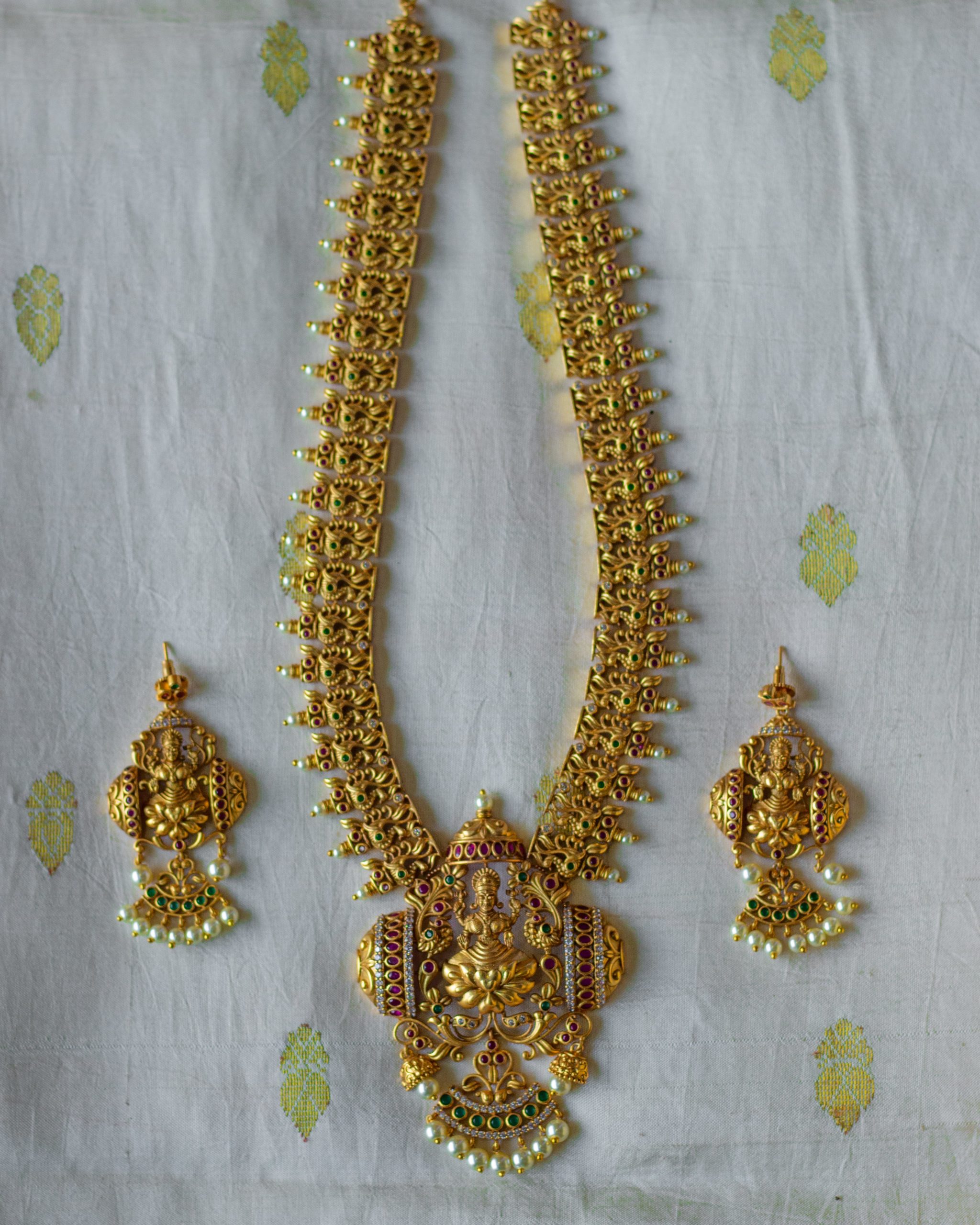 Simple Kerala Design Haram - South India Jewels - Haram