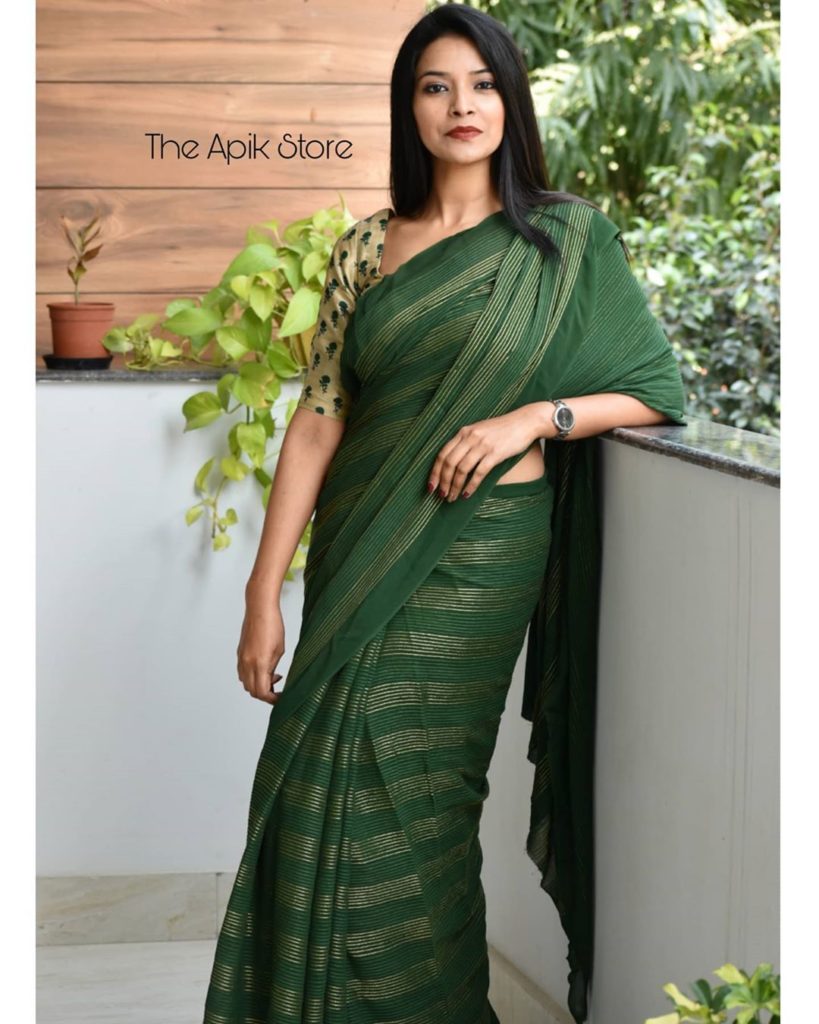 formal simple daily wear saree