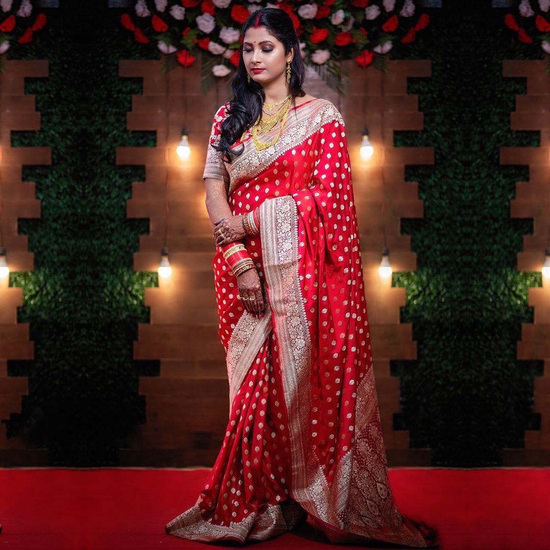 south-indian-bridal-silk-saree-10 • Keep Me Stylish