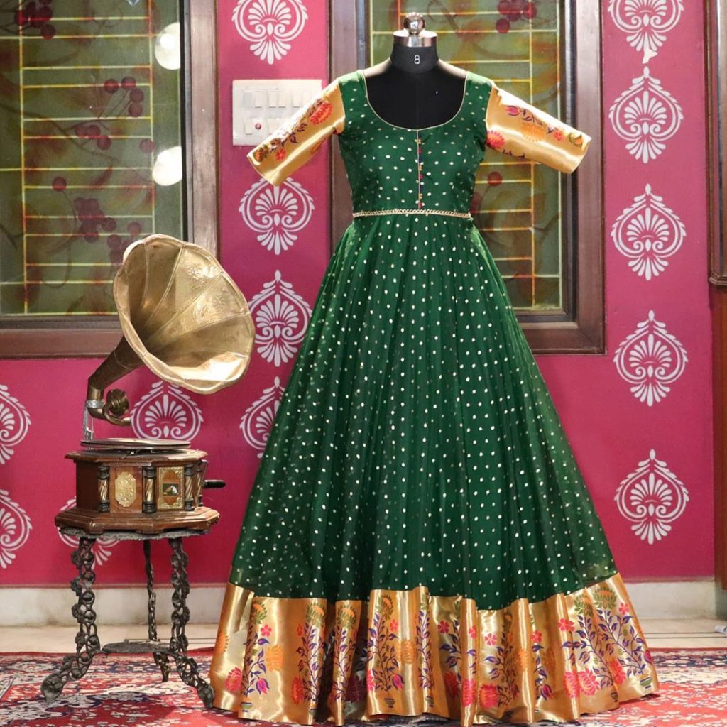 Pure South Indian Half Saree Style Lehenga Choli With Voni  Shopgarb Store