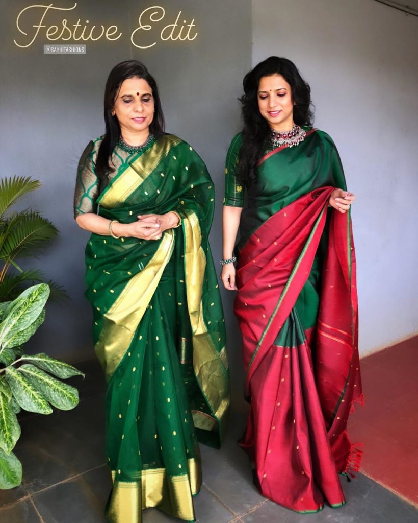 mother-daughter-matching-saree-13