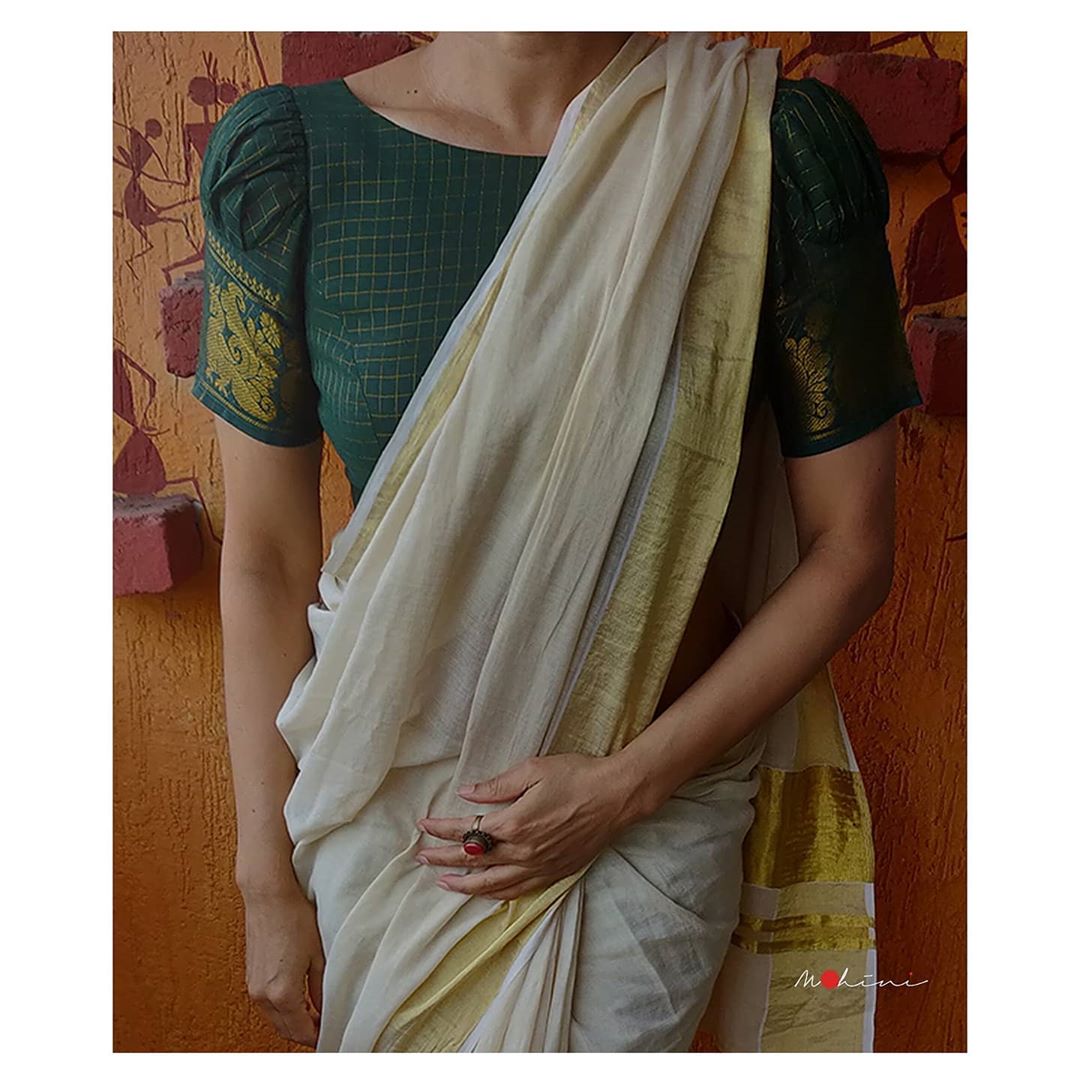 simple-saree-blouse-designs-14 • Keep Me Stylish