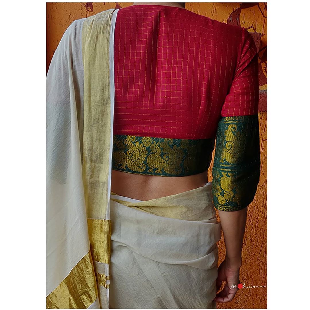 SHADES | Cotton saree blouse designs, Saree models, Simple saree designs