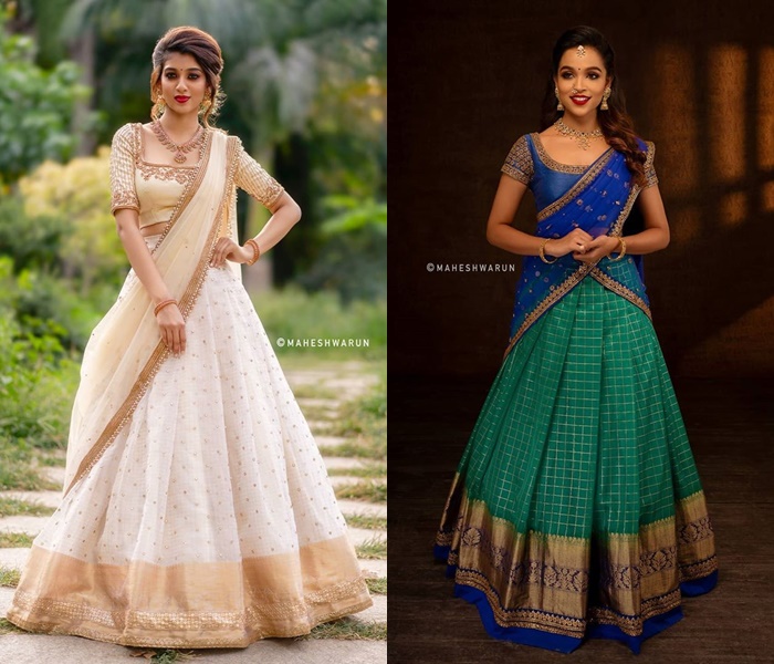 Latest half saree designs 2023 with Price (10+ Models)