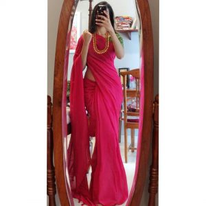 This Brand Shows How To Look Adorable In Plain Sarees! • Keep Me Stylish